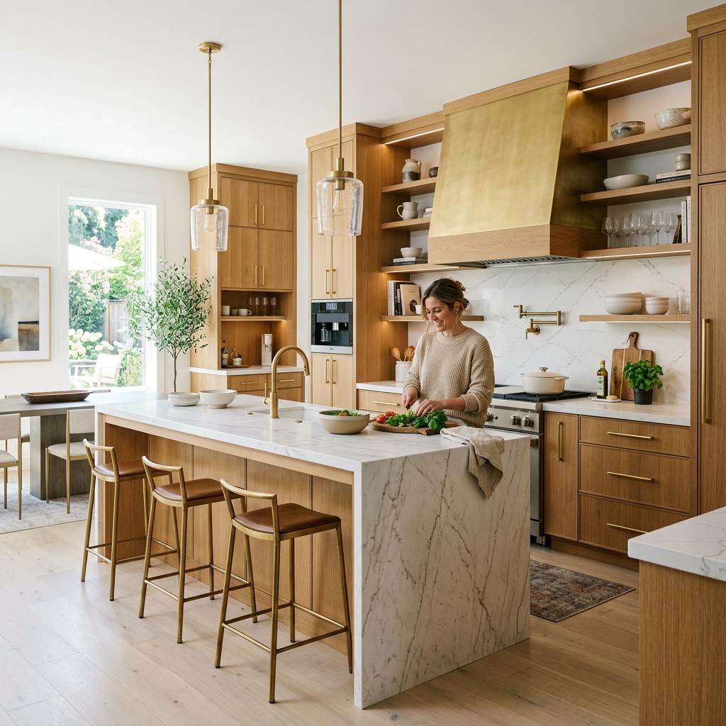 Illustrative design for kitchen renovation & millwork