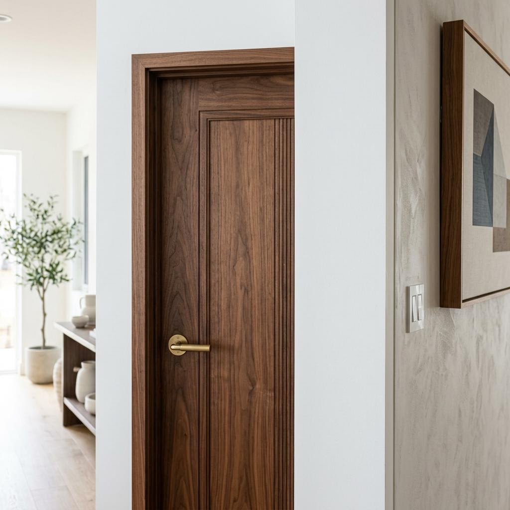 Illustrative door installation design