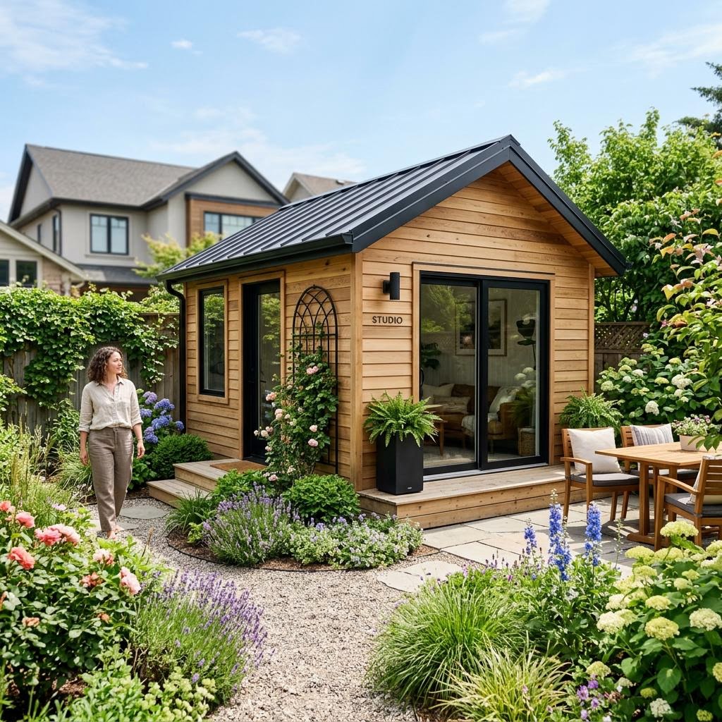 Illustrative custom sheds design